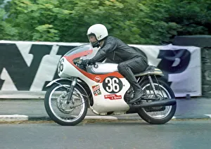 Images Dated 20th February 2021: John Lawley (Honda) 1971 Ultra Lightweight TT