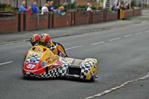 Images Dated 5th June 2014: John Lowther & Jake Lowther (Honda) 2014 Sidecar TT
