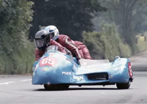Images Dated 20th August 2021: John Macaskill & Dave Mahon (Baker Yamaha) 1992 Sidecar TT