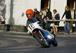 Images Dated 10th January 2019: John McEntee (Fowler Yamaha) 1975 Lightweight Manx Grand Prix