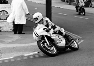 Images Dated 10th January 2019: John McEntee (Fowler Yamaha) 1977 Senior Manx Grand Prix