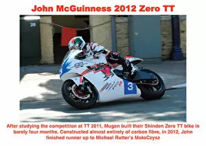 John McGuinness Gallery: John McGuinness 2012 Zero TT