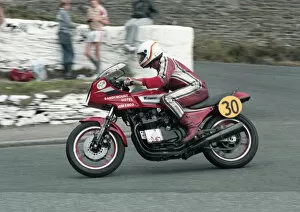 Images Dated 13th April 2020: John McManus (Kawasaki) 1984 Senior Manx Grand Prix