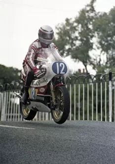 Images Dated 27th July 2021: John Mould (Yamaha) 1983 Junior Manx Grand Prix