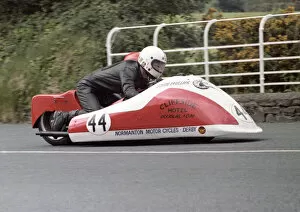 Images Dated 21st August 2020: John Phillips & Malcolm Hollis (Yamaha) 1983 Sidecar TT