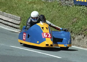 Images Dated 21st June 2020: John Potts & Simon Bartrop (Honda) 1995 Sidecar TT