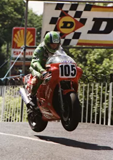 Images Dated 10th September 2019: John Reynolds (Kawasaki) 1989 Formula One TT