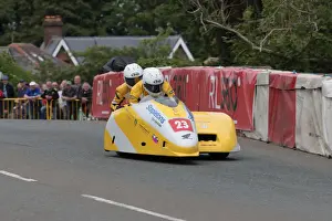 John Saunders & James Saunders (Honda Shelbourne) 2022 Sidecar TT