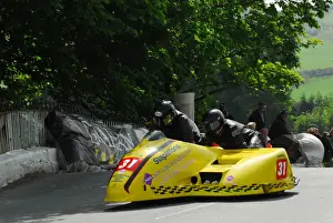2012 Sidecar Tt Prints: John Saunders & Shaun Parker (Shelbourne Honda) 2012 Sidecar TT