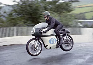 Images Dated 26th May 2018: John Sear (AJS) 1967 Junior Manx Grand Prix