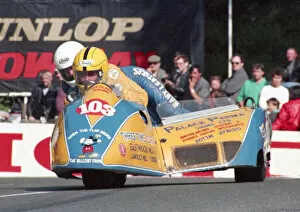 Images Dated 16th January 2020: John Stephenson & Doug Ross (Yamaha) 1987 Sidecar TT