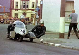 John Sweet & Geoff Beaujeux (Norton) 1965 Sidecar TT