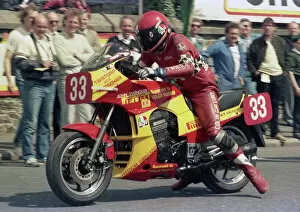 Images Dated 27th November 2017: John Swingler (Kawasaki) 1986 Production A TT
