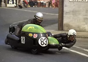 Images Dated 18th November 2015: John Wright-Bailey & Eddie Kiff (BMW) 1970 500 Sidecar TT