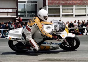 Images Dated 11th July 2019: Johnny Rea (Suzuki) 1984 Senior TT