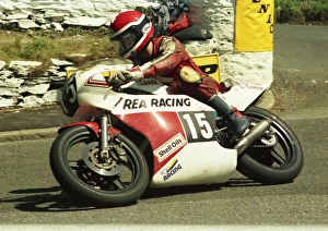 Images Dated 29th October 2016: Johnny Rea (Yamaha) 1987 Formula Three TT