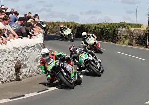 Jonathan Perry (Kawasaki) and Paul Jordan (Kawasaki) 2022 Southern 100