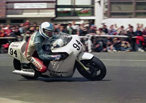 Images Dated 3rd August 2016: Jorg Getzlaff (Suzuki) 1987 Formula One TT