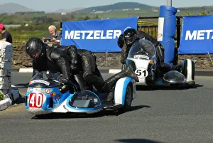 Jose Nobre & Goulven Crochenore (Ireson Yamaha) 2013 Pre TT Classic