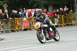 Images Dated 26th August 2013: Joson Arenillas (BSA) 2013 Classic TT Lap of Honour