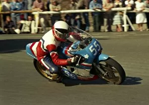 Images Dated 1st February 2018: Karl Fox (Yamaha) 1987 Junior Manx Grand Prix