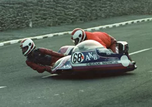 Images Dated 5th January 2019: Karl-Heinz Plaschke & Waldemar Jager (Yamaha) 1980 Sidecar TT