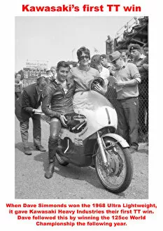 1968 Ultra Lightweight Tt Collection: Kawasakis first TT win