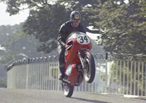 Images Dated 25th March 2021: Keith Brown (Aermacchi Metisse) 1971 Junior Manx Grand Prix