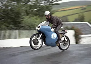 Images Dated 31st May 2021: Keith Brown (Norton) 1967 Junior Manx Grand Prix