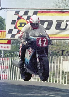 Images Dated 7th February 2022: Keith Buckley (Suzuki) 1986 Production A TT