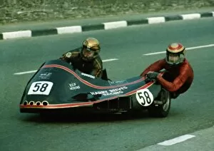 Images Dated 3rd March 2018: Keith Griffin & Gordon Garrett (Suzuki) 1982 Sidecar TT