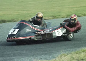 Images Dated 7th September 2020: Keith Griffin & Gordon Garrett (Suzuki) 1982 Jurby Airfield