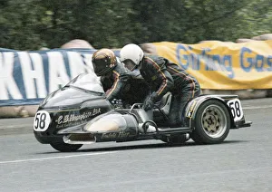Images Dated 18th September 2020: Keith Griffin & Malcolm Sharrocks (S G Suzuki) 1979 Sidecar TT