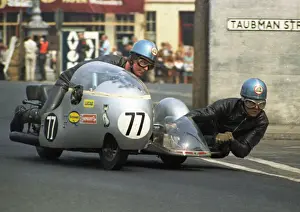 Keith Griffin & Malcolm Sharrocks (SG Triumph) 1970 500 Sidecar TT