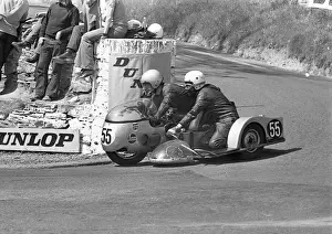 Keith Griffin and Malcolm Sharrocks (SG Triumph) 1973 500cc Sidecar TT