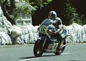 Images Dated 12th April 2019: Keith Heuwen (Suzuki) 1981 Classic TT