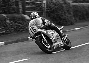 Images Dated 9th September 2016: Keith Heuwen (Suzuki) 1981 Senior TT