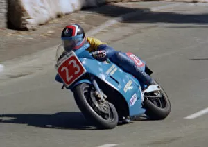 Images Dated 9th April 2022: Keith Jowett (Suzuki) 1987 Newcomers Manx Grand Prix