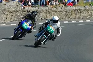 Keith McKay (Suzuki) and Stuart Noon (Kawasaki) 2013 Southern 100
