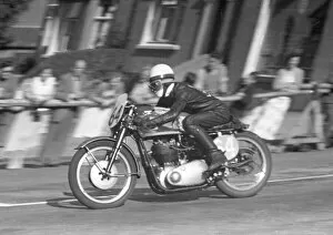 1957 Junior Manx Grand Prix Collection: Keith Nicholls (BSA) 1957 Junior Manx Grand Prix
