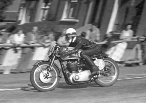1957 Junior Manx Grand Prix Collection: Keith Nicholls (BSA) 1957 Junior Manx Grand Prix