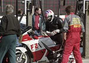 Images Dated 30th November 2019: Keith Nicholls (Yamaha) 1994 Newcomers Manx Grand Prix