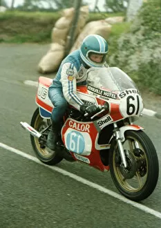 Images Dated 17th March 2019: Keith Trubshaw (Yamaha) 1980 Junior Manx Grand Prix
