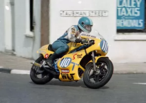Images Dated 8th December 2021: Keith Trubshaw (Yamaha) 1983 Junior Manx Grand Prix