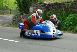 Images Dated 30th May 2015: Keith Walters & Allison DeAngelis (Windle Imp) 2015 Pre TT Classic