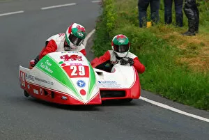 Images Dated 14th November 2019: Keith Walters & Alun Thomas (Ireson Honda) 2010 Sidecar TT