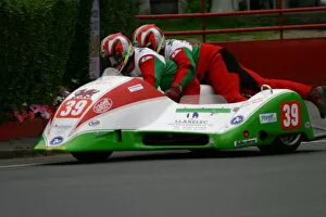 Andy Webb Gallery: Keith Walters & Andy Webb (Ireson Mistral) 2004 Sidecar TT