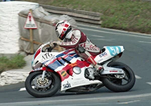 Images Dated 7th April 2021: Keith Williams (Honda) 1996 Junior Manx Grand Prix
