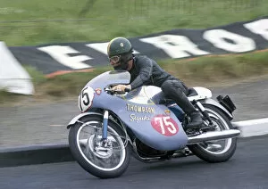 Images Dated 14th April 2021: Kel Carruthers (Thompson Suzuki) 1968 Production TT