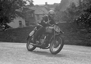 Triumph Prints: Ken Buckmaster (Triumph) 1955 Senior Manx Grand Prix
